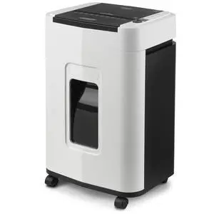 High Security 150-Sheet Auto Feed Micro-Cut Paper and Credit Card Shredder with 6.3 Gallon Pullout Basket / 60 Minutes/Security Level P-4 High Security 150-Sheet Auto Feed Micro-Cut Paper and Credit Card Shredder with 6.3 Gallon Pullout Basket / 60 Minutes/Security Level P-4