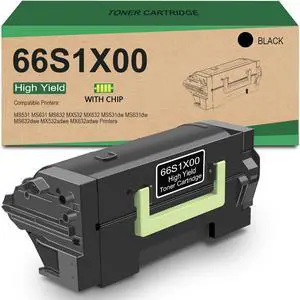 Extra High Yield 66S1X00 Black Toner Cartridge Replacement for Lexmark 66S1X00 Use for Lexmark MS531 MS631 MS632 MX532 MX632 MS531dw MS631dw MS632dwe MX532adwe MX632adwe Printers (31,000 Pages) Extra High Yield 66S1X00 Black Toner Cartridge Replacement for Lexmark 66S1X00 Use for Lexmark MS531 MS631 MS632 MX532 MX632 MS531dw MS631dw MS632dwe MX532adwe MX632adwe Printers (31,000 Pages)