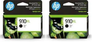 910XL Black High-Yield Ink Cartridge | Works with OfficeJet 8010,8020 Series,OfficeJet Pro 8020,8030 Series | Eligible for Instant Ink 3YL65AN,(Pack of 2) 910XL Black High-Yield Ink Cartridge | Works with OfficeJet 8010,8020 Series,OfficeJet Pro 8020,8030 Series | Eligible for Instant Ink 3YL65AN,(Pack of 2)