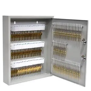 STEELMASTER by 110 Key Cabinet | Dual Lock Control Key Box | Welded 22 Gauge Steel Construction | Scratch Resistant | Write-On Key Tags for Easy Identification STEELMASTER by 110 Key Cabinet | Dual Lock Control Key Box | Welded 22 Gauge Steel Construction | Scratch Resistant | Write-On Key Tags for Easy Identification