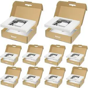 Laptop Shipping Box with Protection Foam for up to 17 Inches Notebook, Cardboard Laptop Box for Shipping, Secure Mailing Boxes, 10 Pack Laptop Shipping Box with Protection Foam for up to 17 Inches Notebook, Cardboard Laptop Box for Shipping, Secure Mailing Boxes, 10 Pack