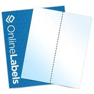 8.5 x 11 White Gloss Full Sheet Labels (Inkjet Printers Only) - 250 Sheets - Vertical Back Slit for Easy Peeling - OnlineLabels 8.5 x 11 White Gloss Full Sheet Labels (Inkjet Printers Only) - 250 Sheets - Vertical Back Slit for Easy Peeling - OnlineLabels