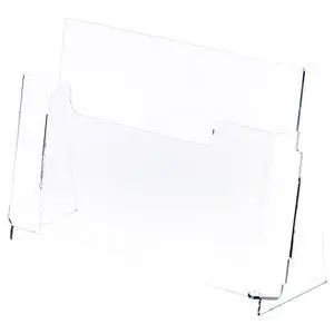 Clear Acrylic Paper Literature Holder (Countertop), Fits 8.5" x 11" Documents (6 Pack) Clear Acrylic Paper Literature Holder (Countertop), Fits 8.5" x 11" Documents (6 Pack)