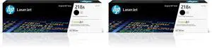 218A Black Toner Cartridge | Works with Color LaserJet Pro 3201, MFP 3301 Series | W2180A, (Pack of 2) 218A Black Toner Cartridge | Works with Color LaserJet Pro 3201, MFP 3301 Series | W2180A, (Pack of 2)