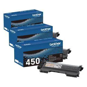 Genuine High Yield Toner Cartridge, TN450, Replacement Black Toner, Page Yield Up to 2,600 Pages (Pack of 3) Genuine High Yield Toner Cartridge, TN450, Replacement Black Toner, Page Yield Up to 2,600 Pages (Pack of 3)