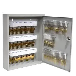 STEELMASTER 110 Key Cabinet Single Lock Key Box Welded Steel Scratch Resistant with Numbered Write-On Key Tags for Easy Identification 14W x 17H Inches STEELMASTER 110 Key Cabinet Single Lock Key Box Welded Steel Scratch Resistant with Numbered Write-On Key Tags for Easy Identification 14W x 17H Inches