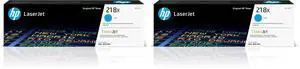 218X Cyan High-Yield Toner Cartridge | Works with Color LaserJet Pro 3201,MFP 3301 Series | W2181X,(Pack of 2) 218X Cyan High-Yield Toner Cartridge | Works with Color LaserJet Pro 3201,MFP 3301 Series | W2181X,(Pack of 2)