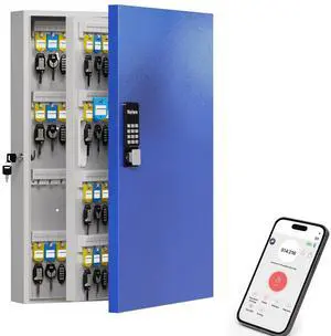 192 Key Lock Box, Smart Key Cabinet with Key Management SystemApp,Bluetooth, Dynamic/Static Password, WiFi Unlock(Sold Separately), Wall-Mount Commercial Key Storage Box for Office, School 192 Key Lock Box, Smart Key Cabinet with Key Management SystemApp,Bluetooth, Dynamic/Static Password, WiFi Unlock(Sold Separately), Wall-Mount Commercial Key Storage Box for Office, School