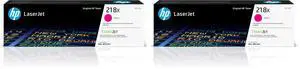 218X Magenta High-Yield Toner Cartridge | Works with Color LaserJet Pro 3201,MFP 3301 Series | W2183X,(Pack of 2) 218X Magenta High-Yield Toner Cartridge | Works with Color LaserJet Pro 3201,MFP 3301 Series | W2183X,(Pack of 2)
