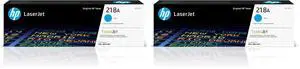 218A Cyan Toner Cartridge | Works with Color LaserJet Pro 3201, MFP 3301 Series | W2181A, (Pack of 2) 218A Cyan Toner Cartridge | Works with Color LaserJet Pro 3201, MFP 3301 Series | W2181A, (Pack of 2)