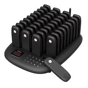 TD175M Beepers for Restaurants, Restaurant Buzzers,40 Buzzers | for Food Court, Entertainment Center, Shopping Mall, Maximum Call Range 800M, with Mute Button, Plug and Play, 7 Prompt Modes TD175M Beepers for Restaurants, Restaurant Buzzers,40 Buzzers | for Food Court, Entertainment Center, Shopping Mall, Maximum Call Range 800M, with Mute Button, Plug and Play, 7 Prompt Modes