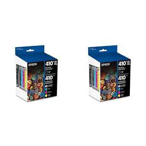 410 Claria Premium Ink High Capacity Black & Standard Color Cartridge (T410XL-BCS) Works with Expression XP-530,630,640,7100,830,(Pack of 10) 410 Claria Premium Ink High Capacity Black & Standard Color Cartridge (T410XL-BCS) Works with Expression XP-530,630,640,7100,830,(Pack of 10)