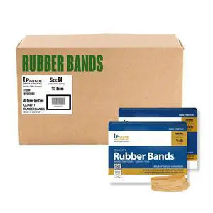 Upgrade Office Supply Rubber Bands, Size 64, 3200 Count, 40 Pack Case Upgrade Office Supply Rubber Bands, Size 64, 3200 Count, 40 Pack Case