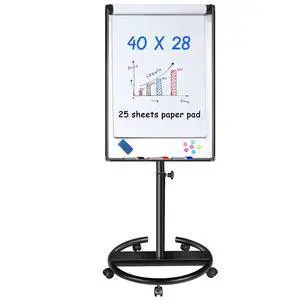 Mobile Dry Erase Board 40x28 inches Magnetic Portable Whiteboard Stand Easel White Board Flipchart Easel Board with 25 Sheets Paper Pad Mobile Dry Erase Board 40x28 inches Magnetic Portable Whiteboard Stand Easel White Board Flipchart Easel Board with 25 Sheets Paper Pad