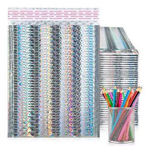 Metallic Bubble Mailers, Silver 8.5 x 11 Inch Self Seal Padded Envelopes, Pack of 100 Bubble Packaging Envelopes for Shipping and Mailing Metallic Bubble Mailers, Silver 8.5 x 11 Inch Self Seal Padded Envelopes, Pack of 100 Bubble Packaging Envelopes for Shipping and Mailing