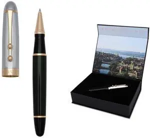Piguet Genève Luxury and Ergonomic Fountain & Rollerball Pen Sigma Series Medium Nib, Gold Trim, Blue Ink Gift Boxed with Universal Refill and Converter (Rollerball Pen, Deluxe) Piguet Genève Luxury and Ergonomic Fountain & Rollerball Pen Sigma Series Medium Nib, Gold Trim, Blue Ink Gift Boxed with Universal Refill and Converter (Rollerball Pen, Deluxe)