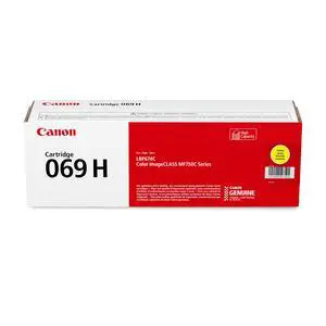 Genuine 069 Yellow Toner Cartridge High Capacity Compatible with MF753Cdw, MF751Cdw, LBP674Cdw Genuine 069 Yellow Toner Cartridge High Capacity Compatible with MF753Cdw, MF751Cdw, LBP674Cdw