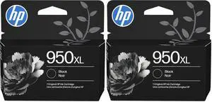950XL | Ink Cartridge | Black CN045AN,(Pack of 2) 950XL | Ink Cartridge | Black CN045AN,(Pack of 2)