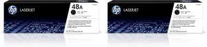 48A Black Toner Cartridge | Works LaserJet Pro M15,M16 Series,LaserJet Pro MFP M28,M29 Series | CF248A,(Pack of 2) 48A Black Toner Cartridge | Works LaserJet Pro M15,M16 Series,LaserJet Pro MFP M28,M29 Series | CF248A,(Pack of 2)