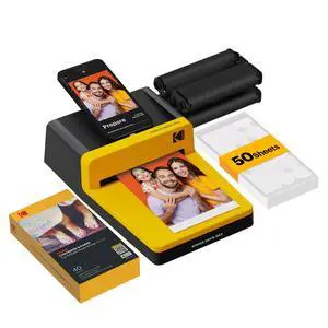 Dock ERA 4x6 Photo Printer, Smartphone Docking, 4PASS, 50 Sheets | Bluetooth, iPhone & Android Smartphone Compatible, Charge While Printing, Water, Fingerprint and Fade Resistant Dock ERA 4x6 Photo Printer, Smartphone Docking, 4PASS, 50 Sheets | Bluetooth, iPhone & Android Smartphone Compatible, Charge While Printing, Water, Fingerprint and Fade Resistant