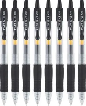 G2 Premium Gel Roller Pens, Extra Fine Point 0.5 mm, Gel Pens Black,Ideal for School, Journaling & Office Writing, 8 Count (Pack of 8) G2 Premium Gel Roller Pens, Extra Fine Point 0.5 mm, Gel Pens Black,Ideal for School, Journaling & Office Writing, 8 Count (Pack of 8)