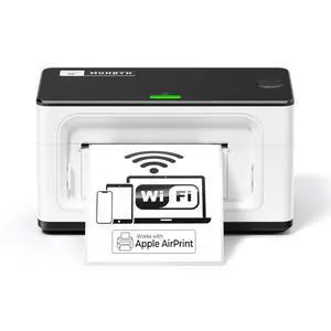 Wireless Wi-Fi AirPrint Thermal Printer Shipping Label Printer | Compatible with iPhone, iPad, MacOS, Android Windows Suit for Small Business, Etsy, USPS, No Ink, Fast & Clear Printing Wireless Wi-Fi AirPrint Thermal Printer Shipping Label Printer | Compatible with iPhone, iPad, MacOS, Android Windows Suit for Small Business, Etsy, USPS, No Ink, Fast & Clear Printing