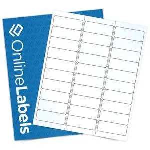 2.625 x 1 Clear Gloss Address Labels (Inkjet Printers Only) - Pack of 7,500 Labels, 250 Sheets - OnlineLabels 2.625 x 1 Clear Gloss Address Labels (Inkjet Printers Only) - Pack of 7,500 Labels, 250 Sheets - OnlineLabels