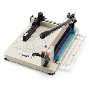12" Heavy Duty Guillotine Paper Cutter - 400 Sheet Precision Cutting, Safety Lock Blade & Rapid Stack Processing for Office/School, Solid Steel Construction 12" Heavy Duty Guillotine Paper Cutter - 400 Sheet Precision Cutting, Safety Lock Blade & Rapid Stack Processing for Office/School, Solid Steel Construction