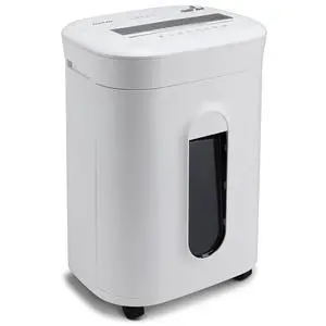 Professional Grade 10-Sheet High Security Micro-Cut Paper and Credit Card Shredder/ 60 Minutes/Security Level P-5, White Professional Grade 10-Sheet High Security Micro-Cut Paper and Credit Card Shredder/ 60 Minutes/Security Level P-5, White