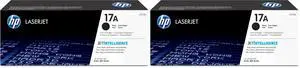 17A Black Toner Cartridge | Works LaserJet Pro M102 Series,LaserJet Pro MFP M130 Series | CF217A,(Pack of 2) 17A Black Toner Cartridge | Works LaserJet Pro M102 Series,LaserJet Pro MFP M130 Series | CF217A,(Pack of 2)