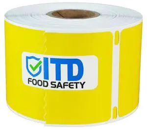 2" x 2" Premium Peel Adhesive - Yellow Direct Thermal Food Safety Labels - 500 Labels/Roll LB-0904 (12 Rolls, 1, Count) 2" x 2" Premium Peel Adhesive - Yellow Direct Thermal Food Safety Labels - 500 Labels/Roll LB-0904 (12 Rolls, 1, Count)