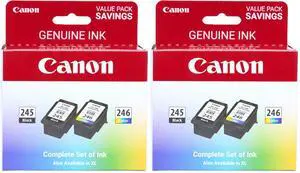PG-245 / CL-246 Genuine Ink Value Pack (2 Cartridges),Compatible with iP2820,MG2420/2924/2920/3020/2522/2525,MX492,TS3120/302/302a/202/202a/4520/3320,(Pack of 2) PG-245 / CL-246 Genuine Ink Value Pack (2 Cartridges),Compatible with iP2820,MG2420/2924/2920/3020/2522/2525,MX492,TS3120/302/302a/202/202a/4520/3320,(Pack of 2)
