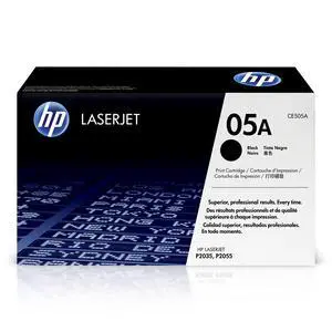 05A Black Toner Cartridge | Works LaserJet P2035, P2055 Series | CE505A 05A Black Toner Cartridge | Works LaserJet P2035, P2055 Series | CE505A