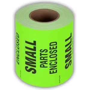 3" X 5" Small Parts Enclosed Shipping Label Stickers for Shipping and Packing - 500 Adhesive Labels Per Roll (10 Pack) 3" X 5" Small Parts Enclosed Shipping Label Stickers for Shipping and Packing - 500 Adhesive Labels Per Roll (10 Pack)