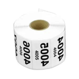 Reverse Consecutive Numbers Labels (0001-5000), 2 x 1 inch, 1 Roll | For QC, Inventory, Marking, Counting, Live Sales, Sticker Labels Reverse Consecutive Numbers Labels (0001-5000), 2 x 1 inch, 1 Roll | For QC, Inventory, Marking, Counting, Live Sales, Sticker Labels