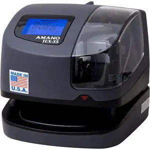 TCX-35 Time Clock for Employees, Electronic Punch Clock for Small Business, Made in USA (Individual Unit) TCX-35 Time Clock for Employees, Electronic Punch Clock for Small Business, Made in USA (Individual Unit)
