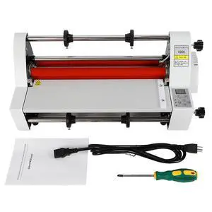 Hot Cold Roll Laminator Machine Single&Dual Sided 13 Inch Laminator for School Office Cross-Patterned Films Digital Display Quiet Technology 110V V350 Hot Cold Roll Laminator Machine Single&Dual Sided 13 Inch Laminator for School Office Cross-Patterned Films Digital Display Quiet Technology 110V V350