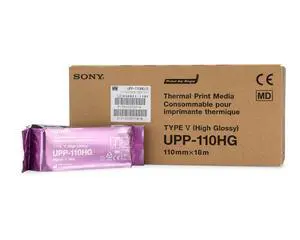 UPP-110HG Thermal Print Media Video Imaging Paper 1box (10 Rolls) UPP-110HG Thermal Print Media Video Imaging Paper 1box (10 Rolls)