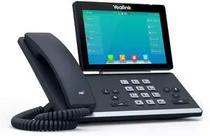 T57W IP Phone, 16 VoIP Accounts. 7-Inch Adjustable Color Touch Screen. USB 2.0, 802.11ac Wi-Fi, Dual-Port Gigabit Ethernet, 802.3af PoE, Power Adapter Not Included (SIP-T57W) T57W IP Phone, 16 VoIP Accounts. 7-Inch Adjustable Color Touch Screen. USB 2.0, 802.11ac Wi-Fi, Dual-Port Gigabit Ethernet, 802.3af PoE, Power Adapter Not Included (SIP-T57W)