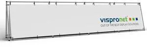 Horizontal A-Frame Banner Stand - 3ft x 14ft Aluminum Outdoor Display for Promotional & Sporting Events, Weather-Resistant, Portable Frame Only Horizontal A-Frame Banner Stand - 3ft x 14ft Aluminum Outdoor Display for Promotional & Sporting Events, Weather-Resistant, Portable Frame Only