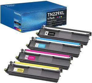 TN229XL Toner Cartridges High Yield MFC-L3720CDW MFC-L3780CDW Compatible for Brother TN229XL TN229 Toner Cartridges for Brother HL-L3280CDW HL-L3220CDW HL-L3300CDW Printer(BK/C/M/Y,4 Pack) TN229XL Toner Cartridges High Yield MFC-L3720CDW MFC-L3780CDW Compatible for Brother TN229XL TN229 Toner Cartridges for Brother HL-L3280CDW HL-L3220CDW HL-L3300CDW Printer(BK/C/M/Y,4 Pack)