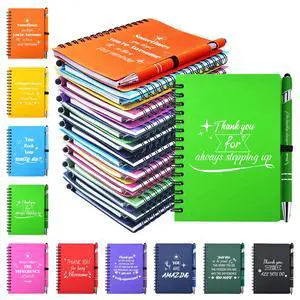400 Pcs/200 Sets Employee Appreciation Gifts Bulk, Inspirational Notebooks with Motivational Pens for Staff, Thank You Gifts for Coworkers, Teachers,Team,Nurse, DSP, Office, School, Christmas 400 Pcs/200 Sets Employee Appreciation Gifts Bulk, Inspirational Notebooks with Motivational Pens for Staff, Thank You Gifts for Coworkers, Teachers,Team,Nurse, DSP, Office, School, Christmas