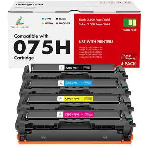 075H Toner Cartridge Set 075 for Canon 075H MF663Cdw MF665Cdw LBP646Cdw | Compatible for Canon Color ImageCLASS MF663Cdw MF665Cdw LBP646Cdw MF662CDW LBP647Cdw MF660c LBP640c Printer Ink High Capacity 075H Toner Cartridge Set 075 for Canon 075H MF663Cdw MF665Cdw LBP646Cdw | Compatible for Canon Color ImageCLASS MF663Cdw MF665Cdw LBP646Cdw MF662CDW LBP647Cdw MF660c LBP640c Printer Ink High Capacity