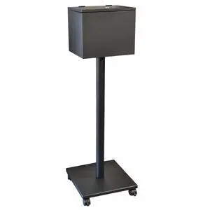 Metal Suggestion Box, Secure with Lock & Keys, with Wheels for Easy Movement, Tip box, Donation Box for Church Home Office, Prayer Request Box, Ballot Box, Floor Standing Collection Box, Black Metal Suggestion Box, Secure with Lock & Keys, with Wheels for Easy Movement, Tip box, Donation Box for Church Home Office, Prayer Request Box, Ballot Box, Floor Standing Collection Box, Black