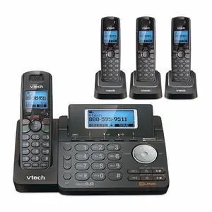 DS6151-11 DECT 6.0 2-Line Expandable Cordless Phone + (3) DS6101-11 Accessory Handset, Black DS6151-11 DECT 6.0 2-Line Expandable Cordless Phone + (3) DS6101-11 Accessory Handset, Black