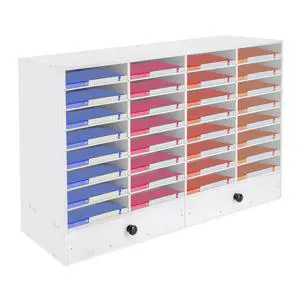 32 Slot Literature Organizer Adjustable Desktop File Sorter with 2 Drawers, Stackable Office Mail Sorter 32 Compartments Magazine Holder Paper Storage Cabinet for Office Home School 32 Slot Literature Organizer Adjustable Desktop File Sorter with 2 Drawers, Stackable Office Mail Sorter 32 Compartments Magazine Holder Paper Storage Cabinet for Office Home School