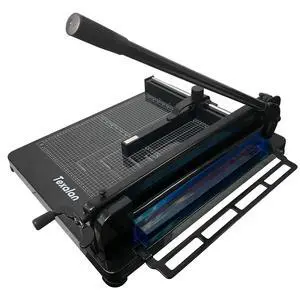 (R) Heavy Duty Guillotine Paper Cutter Black 400 Sheets Stack Paper Trimmer (A3-17'' Paper Cutter) (R) Heavy Duty Guillotine Paper Cutter Black 400 Sheets Stack Paper Trimmer (A3-17'' Paper Cutter)