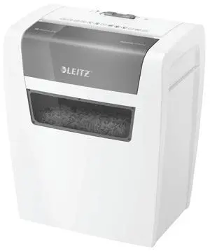 IQ Home P4 80340000 Paper Shredder, 7-6 Sheets (70-80 g/m²), 15 Litre Waste Bin, Quiet and Compact, White IQ Home P4 80340000 Paper Shredder, 7-6 Sheets (70-80 g/m²), 15 Litre Waste Bin, Quiet and Compact, White