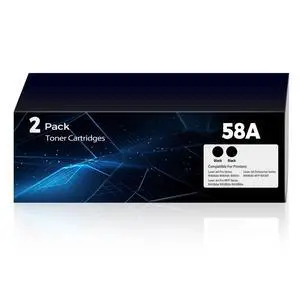 58A Toner Cartridge Black Laser Jet Pro M404dw Enterprise M406dn Compatible for HP 58A CF258A Toner Cartridges Replacement Pro M404dw M406dn M404dn M404n MFP M430f M428dw M428fdn fdw Printer(2 Black) 58A Toner Cartridge Black Laser Jet Pro M404dw Enterprise M406dn Compatible for HP 58A CF258A Toner Cartridges Replacement Pro M404dw M406dn M404dn M404n MFP M430f M428dw M428fdn fdw Printer(2 Black)