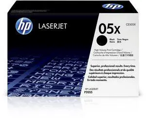05X Black High-Yield Toner Cartridge | Works LaserJet P2055 Series | CE505X 05X Black High-Yield Toner Cartridge | Works LaserJet P2055 Series | CE505X